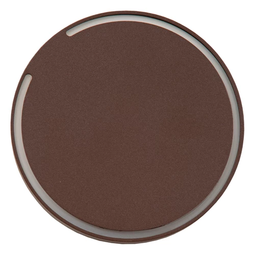 Lucide FINISTER - Applique murale Intérieur/Extérieur - Ø 13 cm - LED - 1x6W 2700K - IP54 - Rouille - Essential - éteint